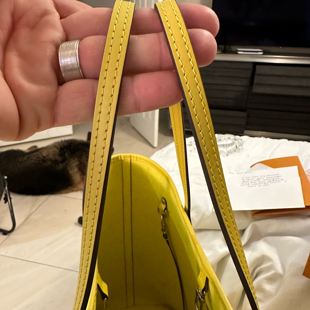 Louis Vuitton Citron Epi Neverfull Tote - Picture 8 of 17